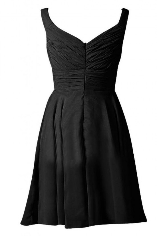 A-Line Short Black Prom Evening Formal Party Dresses ED010229