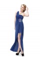 One-Shoulder Beaded Blue Chiffon Prom Evening Formal Party Dresses ED010232 One-Shoulder Beaded Blue Chiffon Prom Evening Formal Party Dresses ED010232