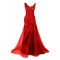 Long Red Beaded Prom Evening Formal Party Dresses ED010236
