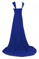 Long Blue Beaded Chiffon Prom Evening Formal Party Dresses ED010239 Long Blue Beaded Chiffon Prom Evening Formal Party Dresses ED010239