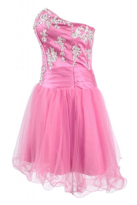 Pink Short Sweetheart Prom Evening Formal Party Dresses ED010246