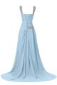 Beaded Long Blue Chiffon Prom Evening Formal Party Dresses ED010247 Beaded Long Blue Chiffon Prom Evening Formal Party Dresses ED010247