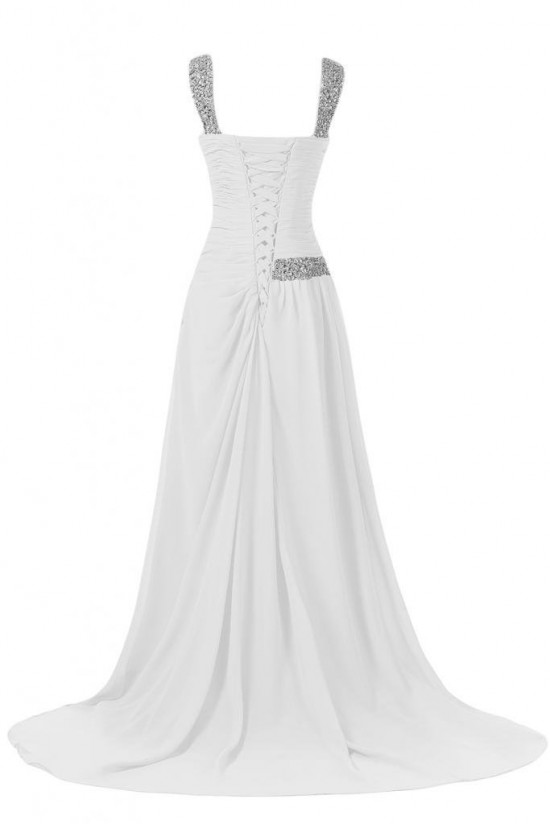 Beaded Long Blue Chiffon Prom Evening Formal Party Dresses ED010247 Beaded Long Blue Chiffon Prom Evening Formal Party Dresses ED010247