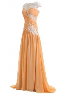 A-Line Long Chiffon Prom Evening Formal Party Dresses ED010249