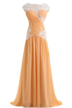 A-Line Long Chiffon Prom Evening Formal Party Dresses ED010249
