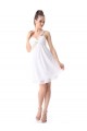 Short White One-Shoulder Chiffon Prom Evening Formal Party Dresses ED010250 Short White One-Shoulder Chiffon Prom Evening Formal Party Dresses ED010250