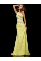 Trumpet/Mermaid One-Shoulder Beaded Long Yellow Chiffon Prom Evening Formal Party Dresses ED010259 Trumpet/Mermaid One-Shoulder Beaded Long Yellow Chiffon Prom Evening Formal Party Dresses ED010259