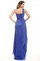 High Low One-Shoulder Blue Prom Evening Formal Party Dresses ED010260