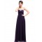 Empire Sweetheart Long Purple Prom Evening Formal Party Dresses/Maternity Dresses ED010261