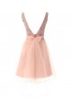 Beaded Short Pink Chiffon Prom Evening Formal Party Dresses ED010283 Beaded Short Pink Chiffon Prom Evening Formal Party Dresses ED010283