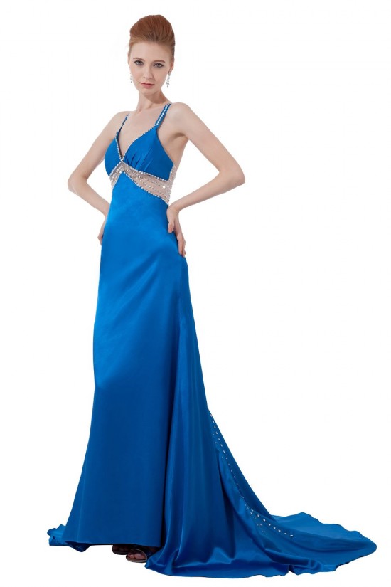 Beaded Long Blue Prom Evening Formal Party Dresses ED010286 Beaded Long Blue Prom Evening Formal Party Dresses ED010286
