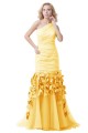 Long Yellow One-Shoulder Prom Evening Formal Party Dresses ED010287 Long Yellow One-Shoulder Prom Evening Formal Party Dresses ED010287