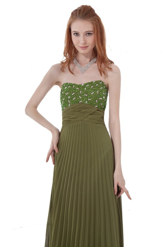 Beaded Long Chiffon Pleated Prom Evening Formal Party Dresses ED010288 Beaded Long Chiffon Pleated Prom Evening Formal Party Dresses ED010288