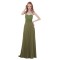 Beaded Long Chiffon Pleated Prom Evening Formal Party Dresses ED010288