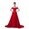 Long Red Off-The-Shoulder Prom Evening Formal Party Dresses ED010292