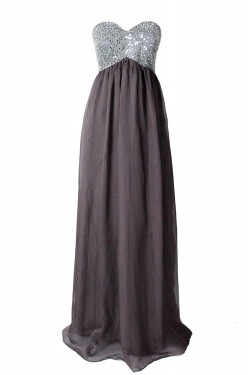 Empire Long Beaded Chiffon Prom Evening Formal Party Dresses ED010294