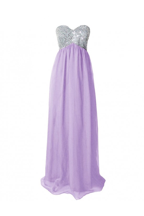 Empire Long Beaded Chiffon Prom Evening Formal Party Dresses ED010294