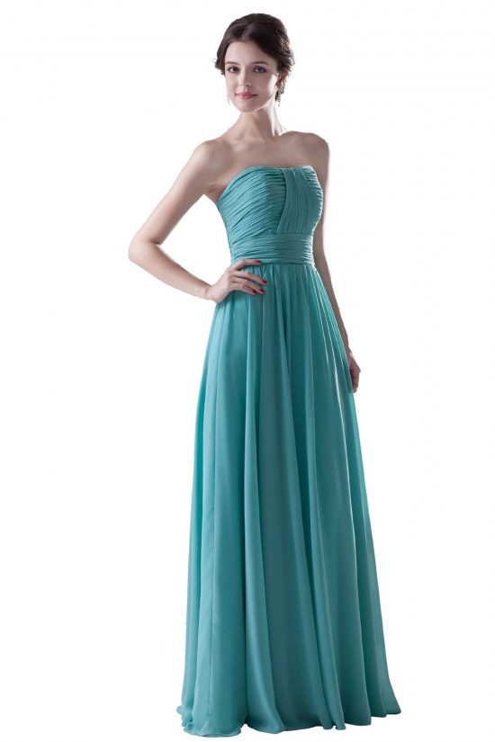 A-Line Strapless Long Chiffon Prom Evening Formal Party Dresses ED010298 A-Line Strapless Long Chiffon Prom Evening Formal Party Dresses ED010298