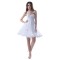A-Line Sweetheart Beaded Short White Chiffon Prom Evening Formal Party Dresses ED010299