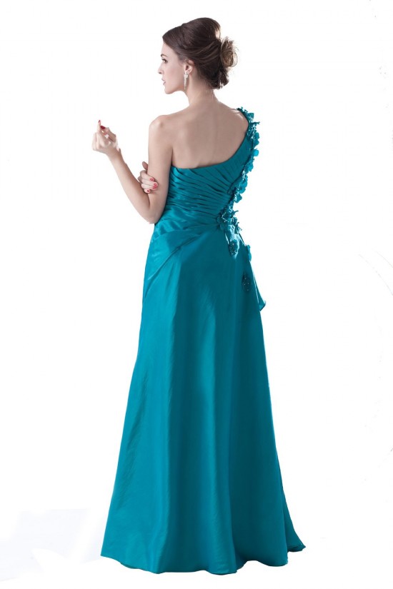 A-Line One-Shoulder Beaded Long Prom Evening Formal Party Dresses ED010301 A-Line One-Shoulder Beaded Long Prom Evening Formal Party Dresses ED010301