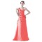 A-Line One-Shoulder Beaded Long Prom Evening Formal Party Dresses ED010301