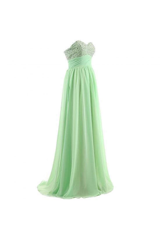 A-Line Sweetheart Beaded Long Chiffon Prom Evening Formal Party Dresses ED010302 A-Line Sweetheart Beaded Long Chiffon Prom Evening Formal Party Dresses ED010302