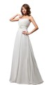 A-Line Strapless Long White Beaded Chiffon Prom Evening Formal Party Dresses ED010305 A-Line Strapless Long White Beaded Chiffon Prom Evening Formal Party Dresses ED010305