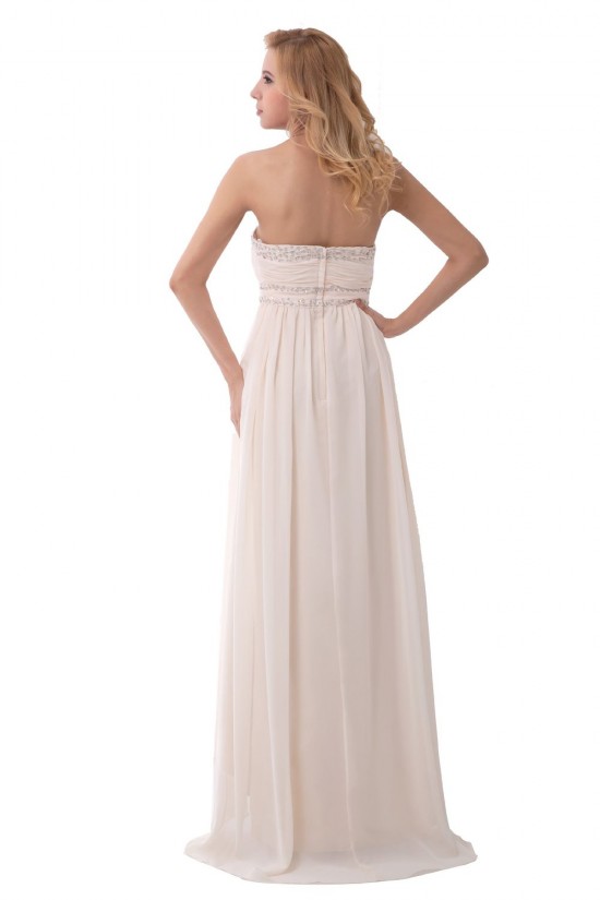 A-Line Strapless Long Beaded Chiffon Prom Evening Formal Party Dresses ED010313 A-Line Strapless Long Beaded Chiffon Prom Evening Formal Party Dresses ED010313