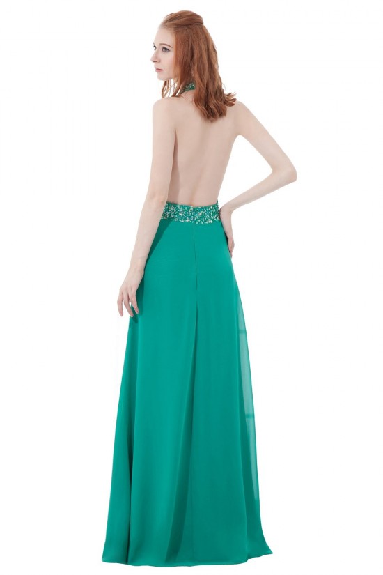 A-Line Halter Beaded Long Chiffon Prom Evening Formal Party Dresses ED010316 A-Line Halter Beaded Long Chiffon Prom Evening Formal Party Dresses ED010316
