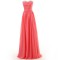 A-Line Sweetheart Beaded Long Chiffon Prom Evening Formal Party Dresses ED010324
