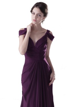 Long Blue Chiffon Prom Evening Formal Party Dresses ED010325