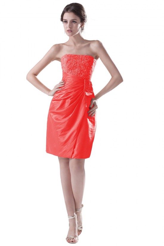 Strapless Short Beaded Prom Evening Formal Party Dresses ED010326 Strapless Short Beaded Prom Evening Formal Party Dresses ED010326