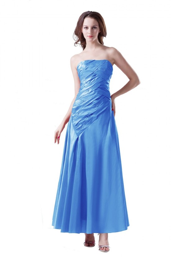 A-Line Strapless Long Blue Prom Evening Formal Party Dresses ED010331 A-Line Strapless Long Blue Prom Evening Formal Party Dresses ED010331