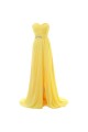 A-Line Sweetheart Beaded Long Yellow Chiffon Prom Evening Formal Party Dresses ED010335 A-Line Sweetheart Beaded Long Yellow Chiffon Prom Evening Formal Party Dresses ED010335