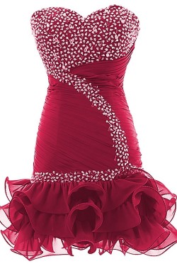 Short Sweetheart Beaded Prom Evening Formal Party Dresses ED010336