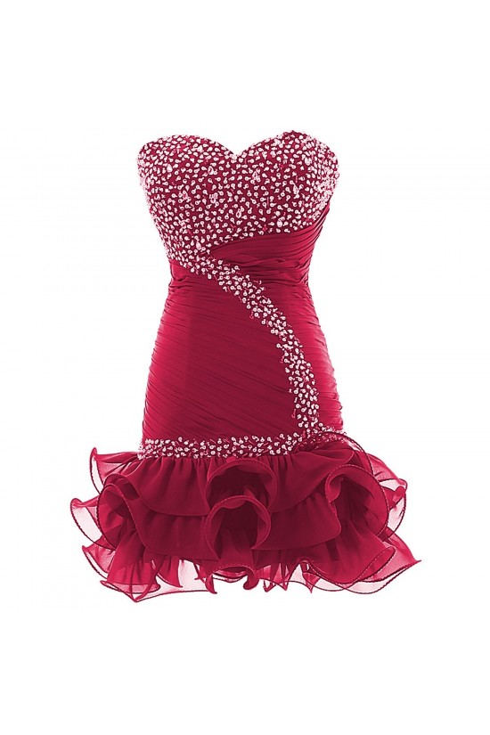Short Sweetheart Beaded Prom Evening Formal Party Dresses ED010336