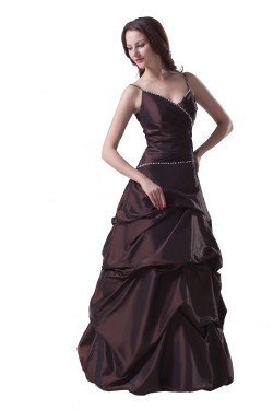 Ball Gown Spaghetti Strap Long Prom Evening Formal Party Dresses ED010339