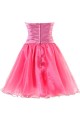 A-Line Sweetheart Beaded Short Purple Prom Evening Formal Party Dresses ED010344