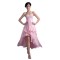 A-Line High Low Short Beaded Pink Prom Evening Formal Party Dresses ED010346