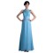 Long Blue Chiffon Prom Evening Formal Party Dresses ED010351