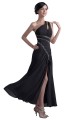 One-Shoulder Long Chiffon Beaded Prom Evening Formal Party Dresses ED010352