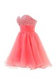 A-Line Sweetheart Beaded Short Prom Evening Formal Party Dresses ED010354