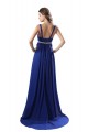 Long Blue Beaded Chiffon Prom Evening Formal Party Dresses ED010364