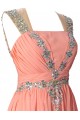 Long Pink Chiffon Beaded Prom Evening Formal Party Dresses ED010366