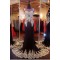 Amazing Beading Appliques Mermaid Tulle Neck Long Evening Dress ED010369