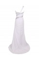 Trumpet/Mermaid One-Shoulder Beaded Long Chiffon Prom Evening Formal Party Dresses ED010373