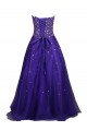 A-Line Sweetheart Beaded Long Prom Evening Formal Party Dresses ED010379