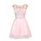 A-Line Beaded Short Prom Evening Formal Party Dresses ED010380