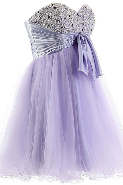 A-Line Sweetheart Beaded Short Prom Evening Formal Party Dresses ED010387