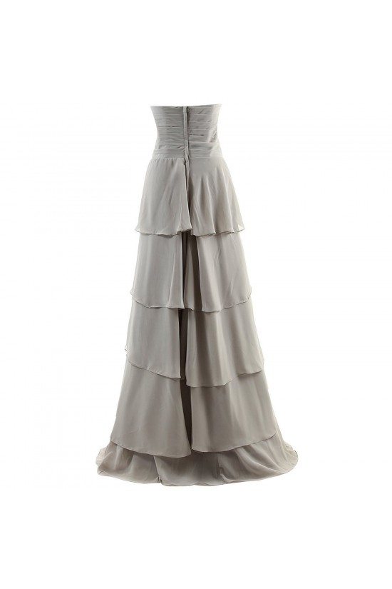 A-Line Sweetheart Long Silver Chiffon Prom Evening Formal Party Dresses ED010390 A-Line Sweetheart Long Silver Chiffon Prom Evening Formal Party Dresses ED010390